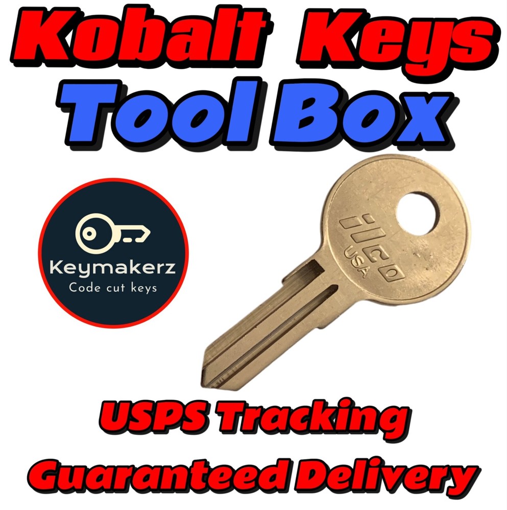 Kobalt Toolbox Keys Replacement Spare Key Cut to Your Code TM700-TM729