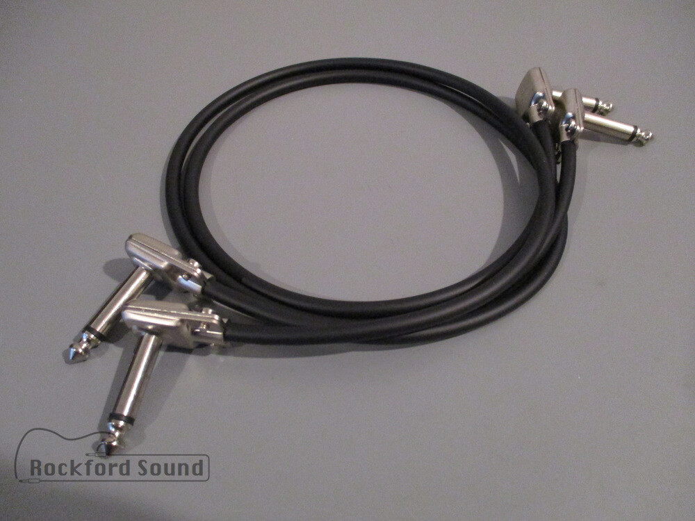 Mogami W2319 & Squareplug SP500 Patch Cable - 1/4" Right angle to Right Angle