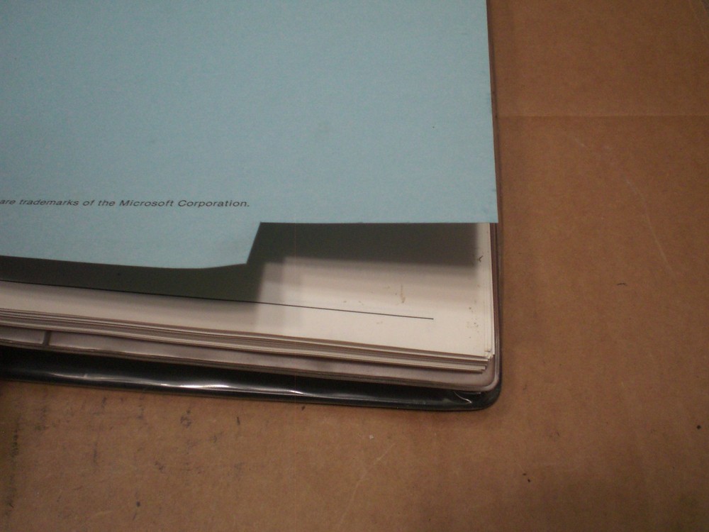 Vintage Texas TI-99/4a Microsoft Multiplan Original Binder Manual and software