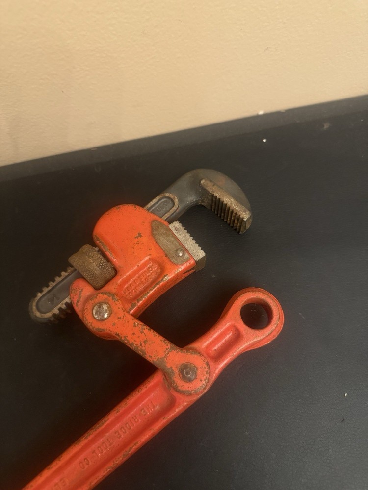 Ridgid Super Two compound leverage pipe wrench Made in USA