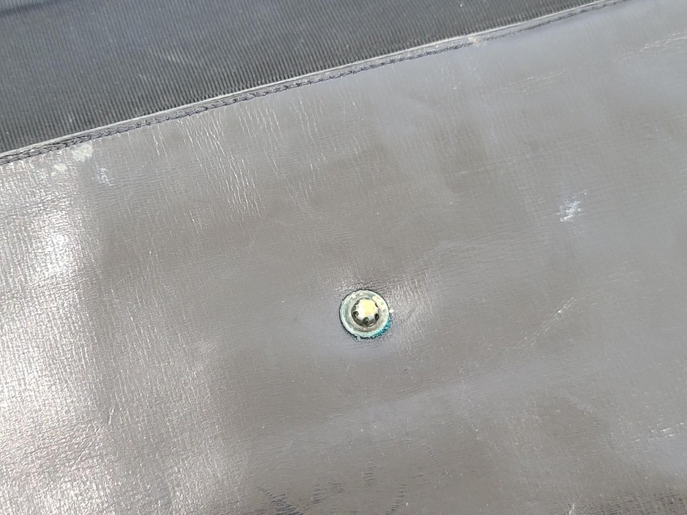 WWII US Navy WAVES Leather Purse Women's Uniform Handbag Original 1940s Named