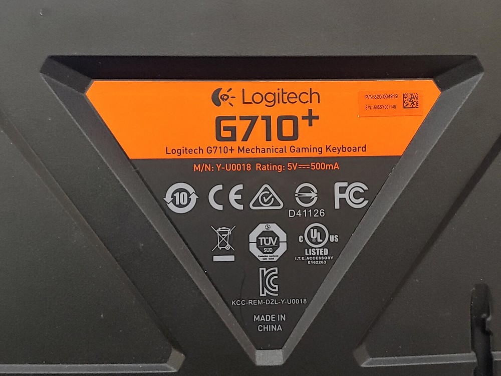 OEM Logitech G710+ REPLACEMENT KEY CAPS ONLY Mechanical Gaming Keyboard