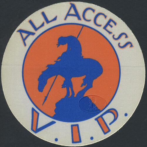 NEIL YOUNG Crazy Horse 1987 Backstage Pass All Access