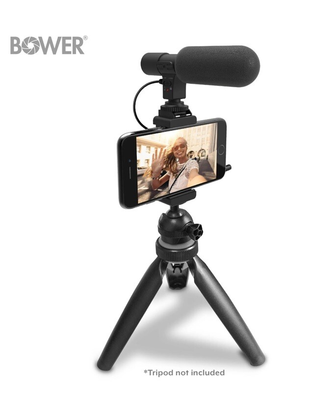 NEW SEALED Bower HD-Microphone Kit Smartphone Mount