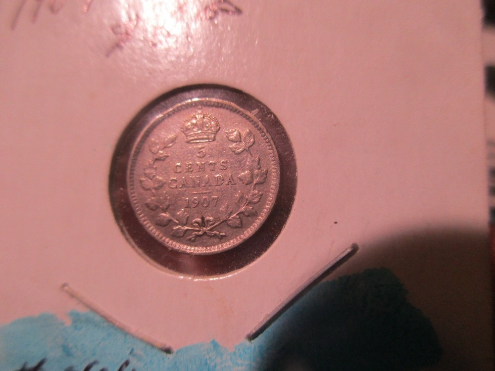 Canada - 1907 Silver 5 Cent - Edward VII - 10252101