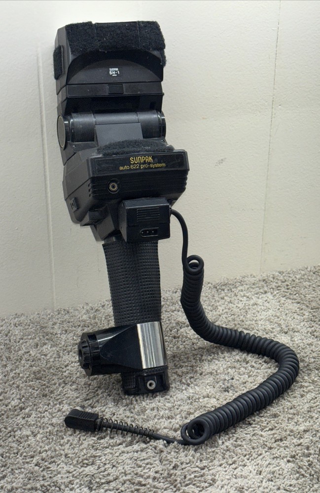 SUNPAK auto622 Pro System Camera Flash with SH-1 Flash Head 69933 97