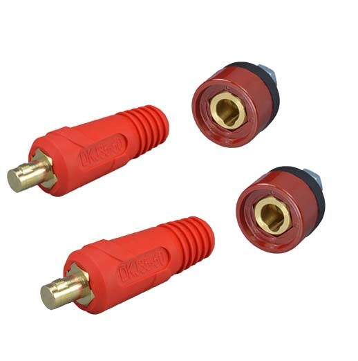 TIG Welding Cable Panel Connector-plug & Socket DKJ35-50 & DKZ35-50 315Amp 4pcs
