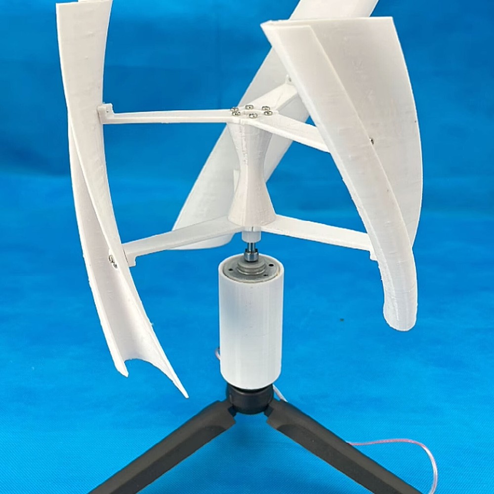 Micro Vertical Axis Wind Turbine Brushless DC Generator 3D Printing PAL Material