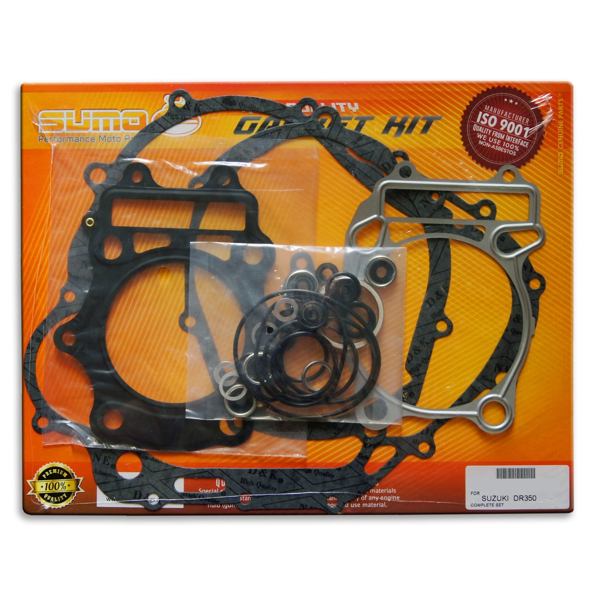 Full Complete Rebuild Engine Gasket Kit Set for Suzuki DR350 [1990-1999] (41Pcs)