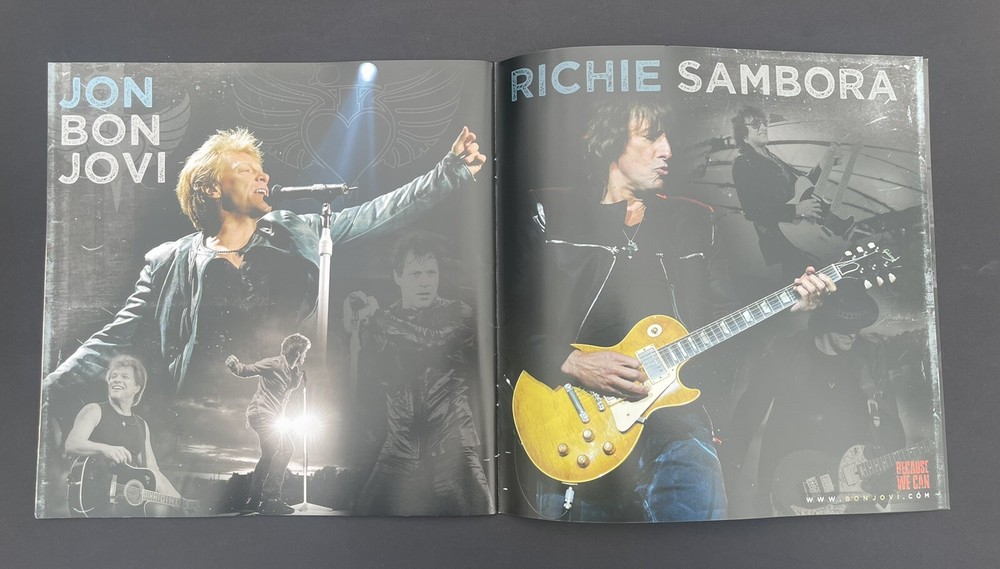 Bon Jovi Because We Can Tour 2013 Interactive Tour Program