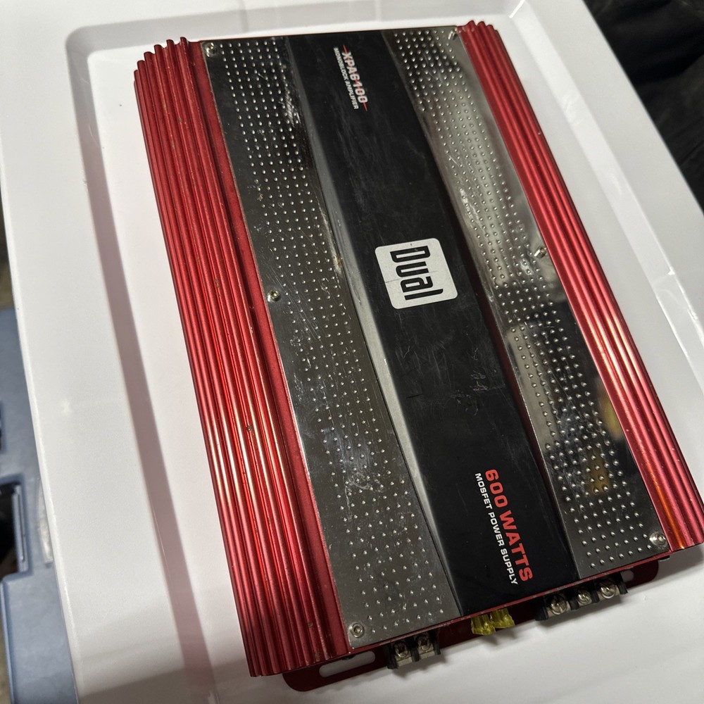 Dual Xpa6100 Monoblock Amplifier 600 watts Untested