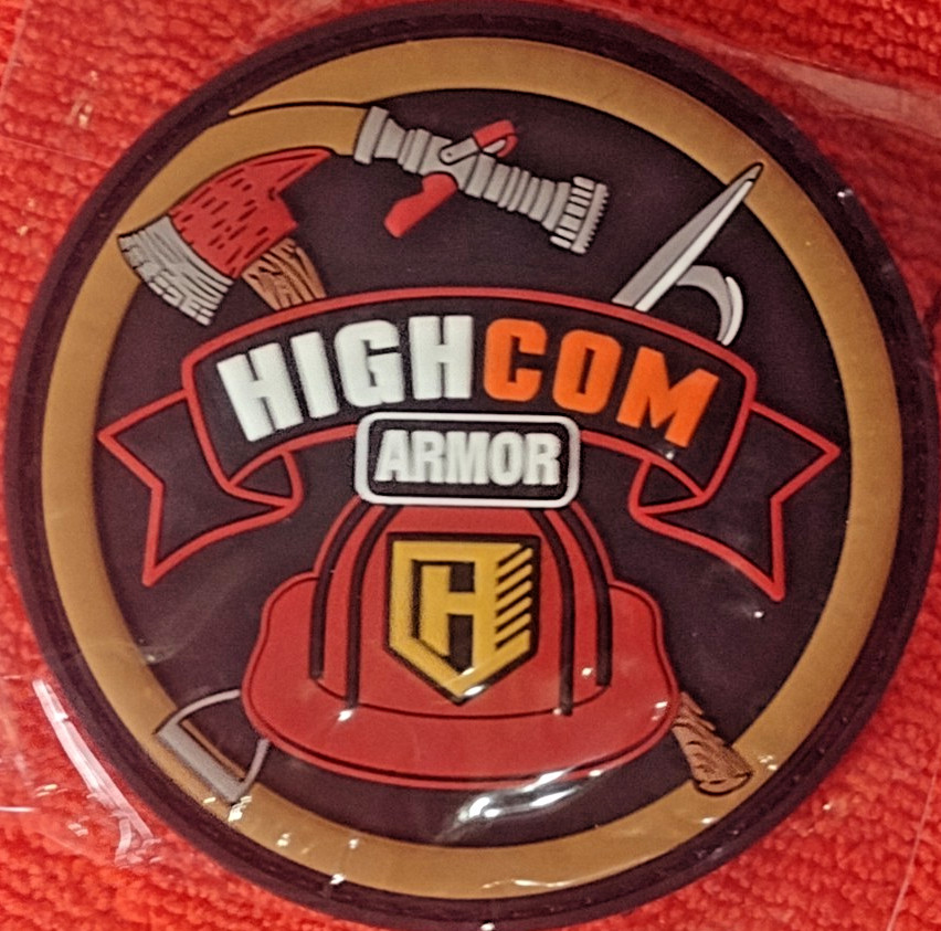 HIGHCOM ARMOR SHOT-SHOW 2026 Tactical Morale Patch PVC H&L NIP fire fighter