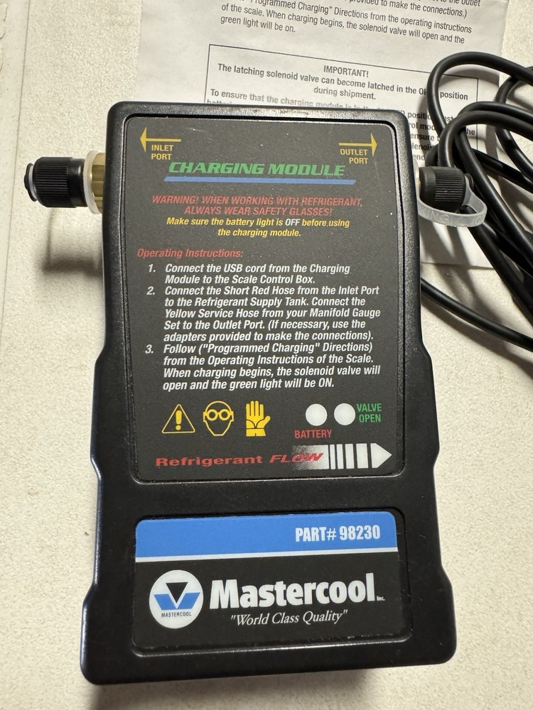 Mastercool Charging Module 98230 New