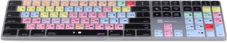 LogicKeyboard TITAN Wireless Backlit Keyboard for Avid Pro Tools - Mac