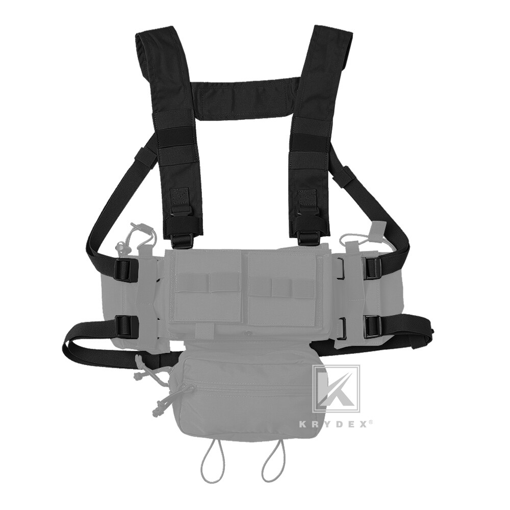 KRYDEX Micro Fight Fat Strap and Back Strap Shoulder Strap for MK3 MK4 Chest Rig