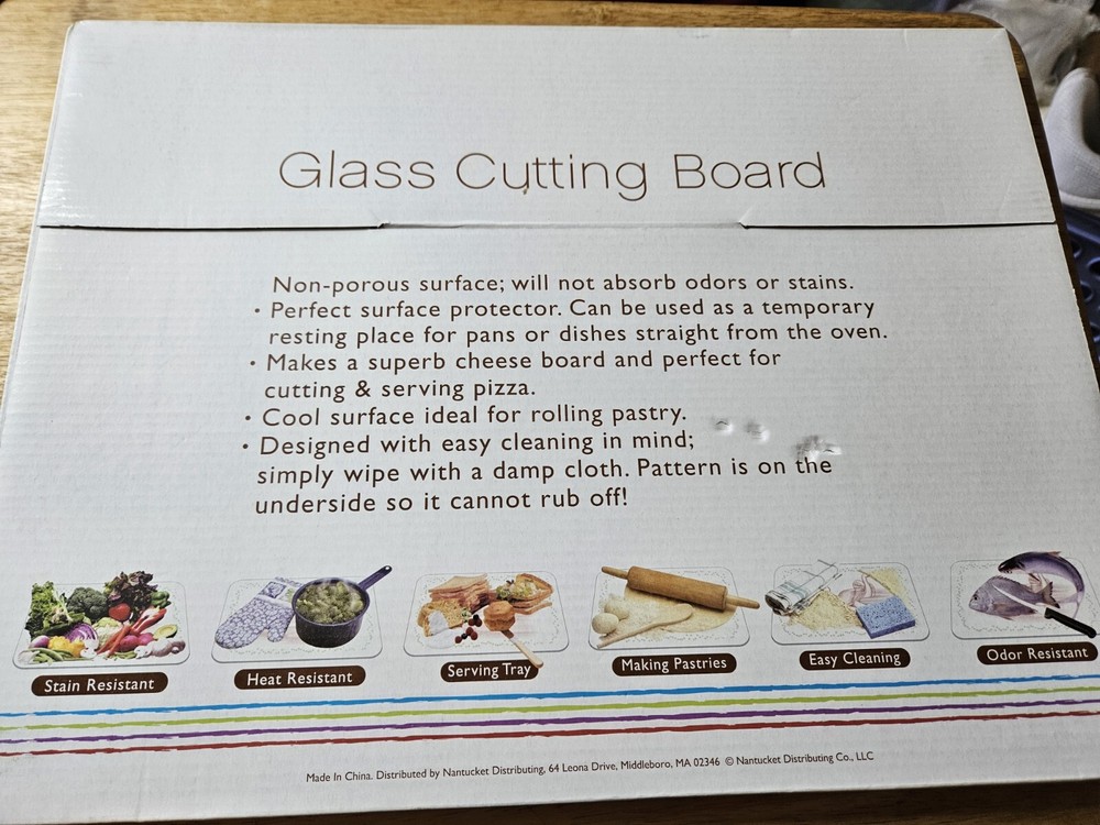 Glass Cutting Board/ Cheese Board Christmas