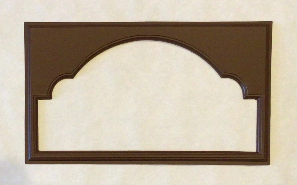 9 Amarr Cathedral Replacement Insert for Short Panel Amarr Garage Door Walnut
