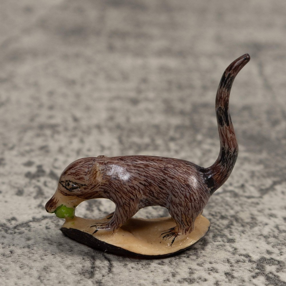 Coatimundi Tagua Carving