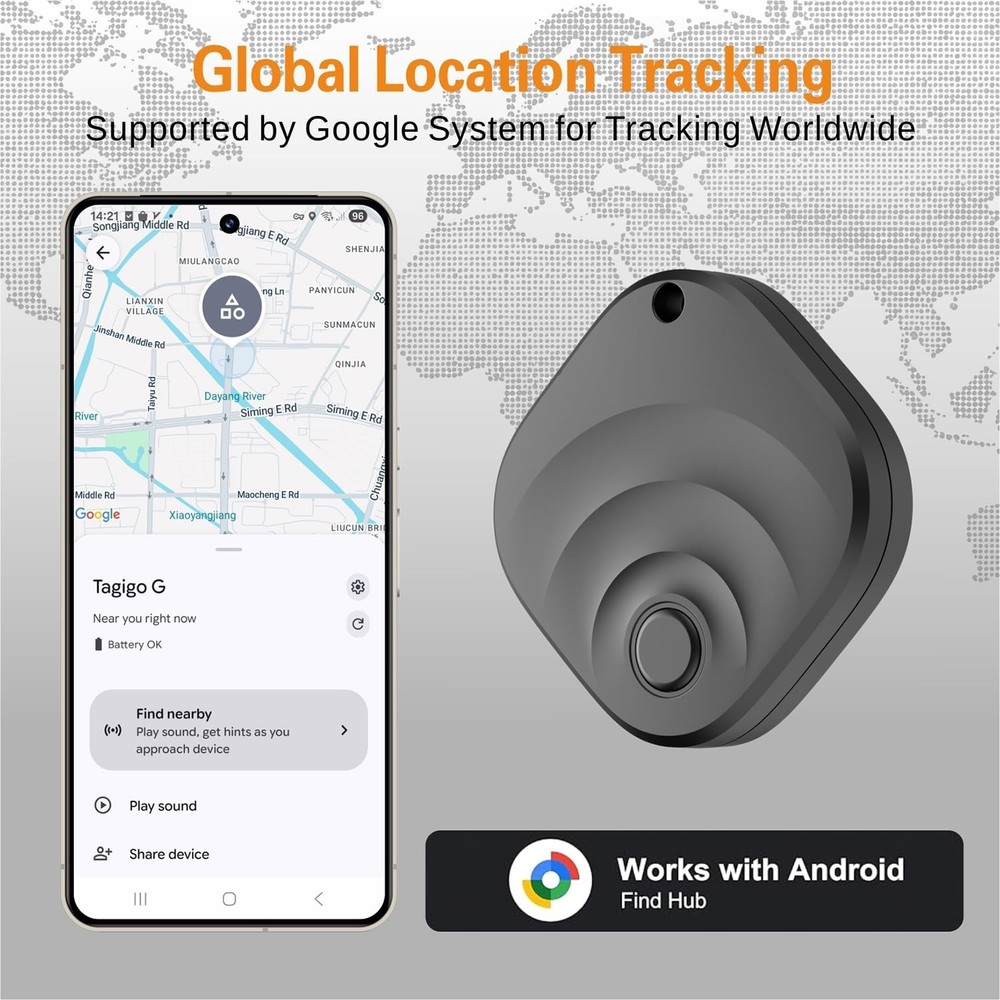 2026 Upgraded Android Tracker Tags-4 Pack, Tracking Device for Android Phones...