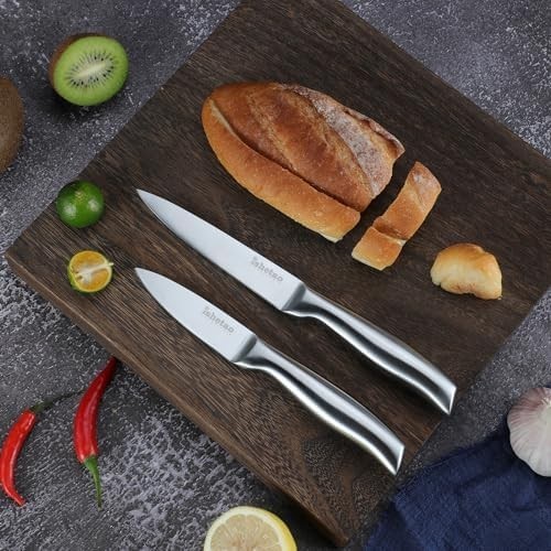 Knife Sets for Kitchen with Block 19 Pcs Kitchen Knife Set with Block Sharpener