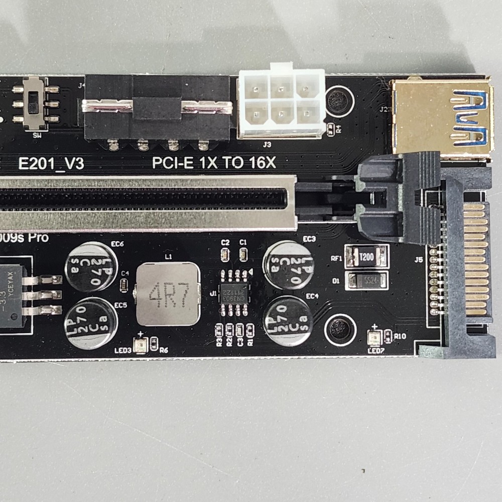 Mailiya V009s Pro PCIe Riser GPU Riser Card for Crypto Mining ETH 6-Pack