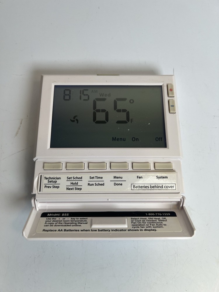 Pro1 Digital Wall thermostat model 855, White, Works!