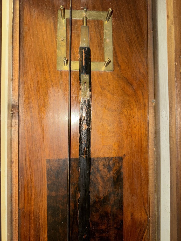 Large Antique 2 Weight Vienna Regulator Wall Clock