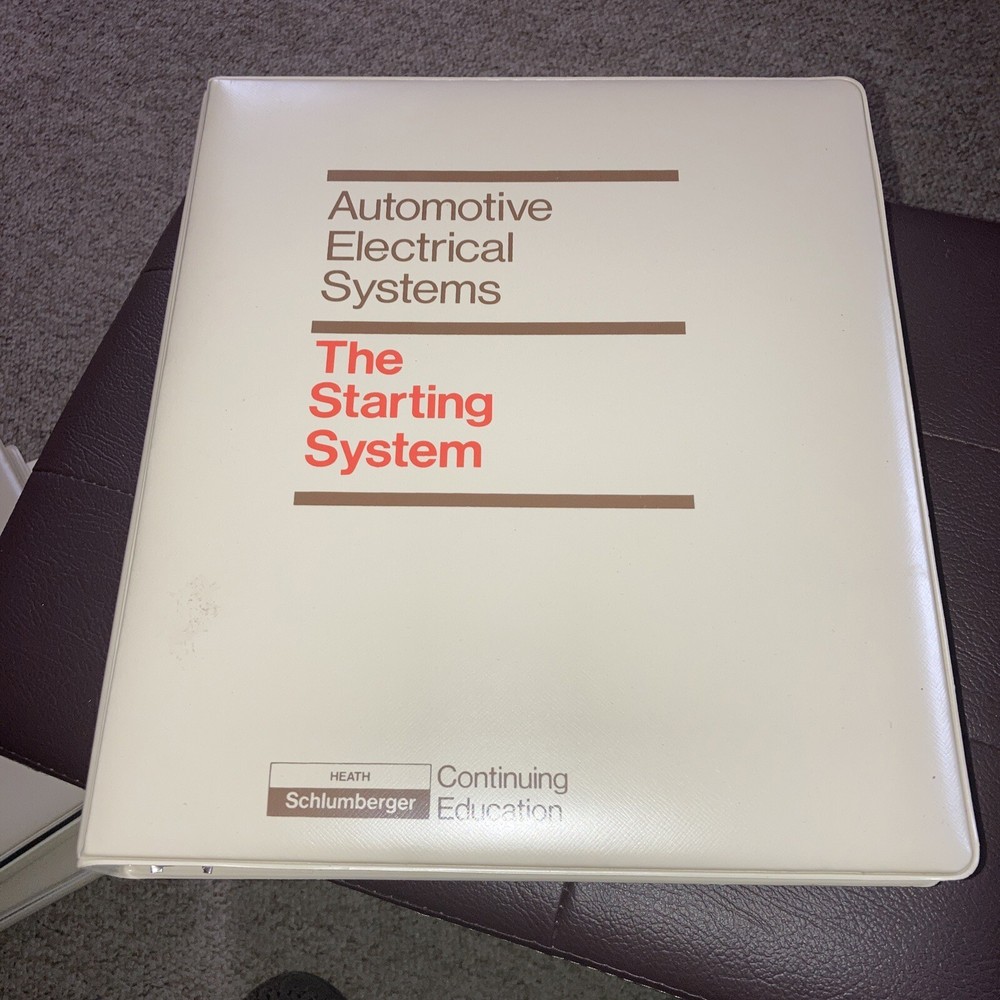 1978 Comlete Set Heath Schlumberger Automotive Electrical Systems