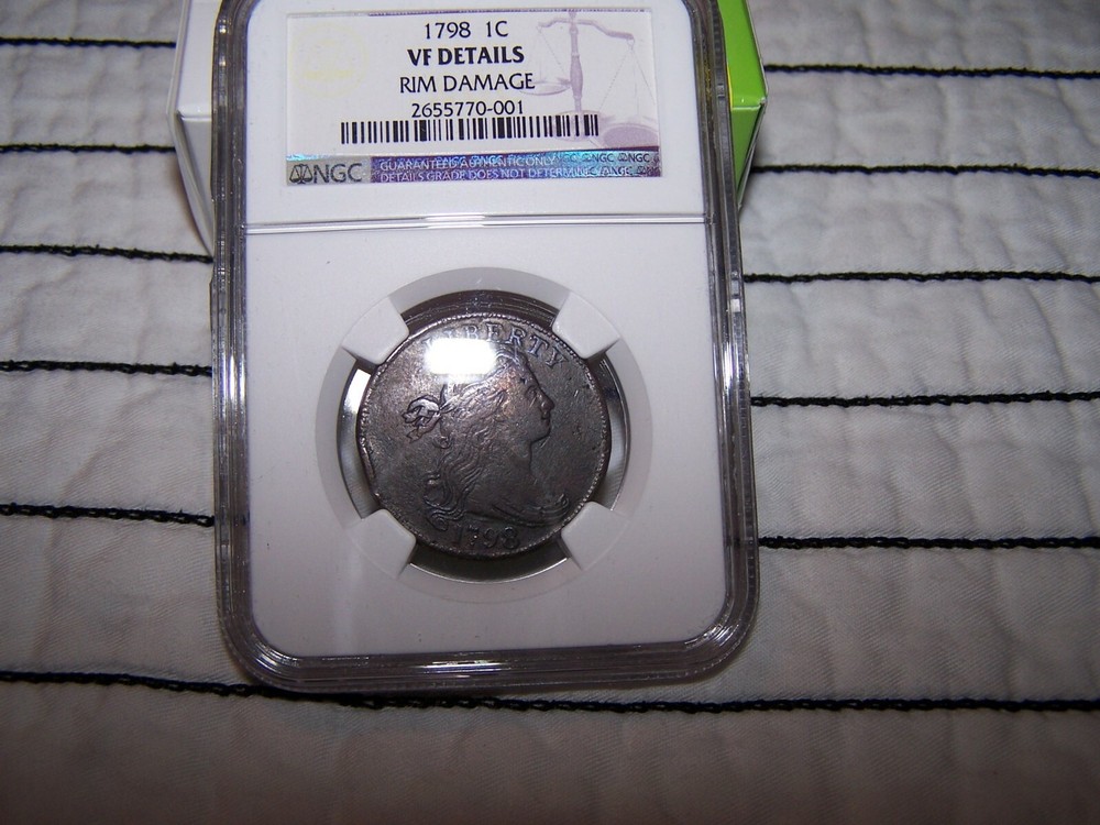 1798 Large Cent NGC VF