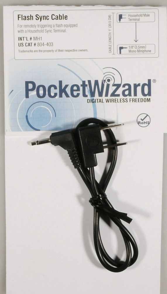 PRL) LUMEDYNE HEBC 800ws BASIC SIGNATURE SERIES HEAD FLASH FLASH + SYNC CABLE