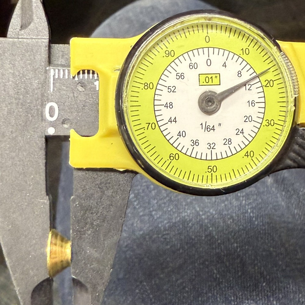 10 Solid Brass Countersunk Washers for #10 Screw