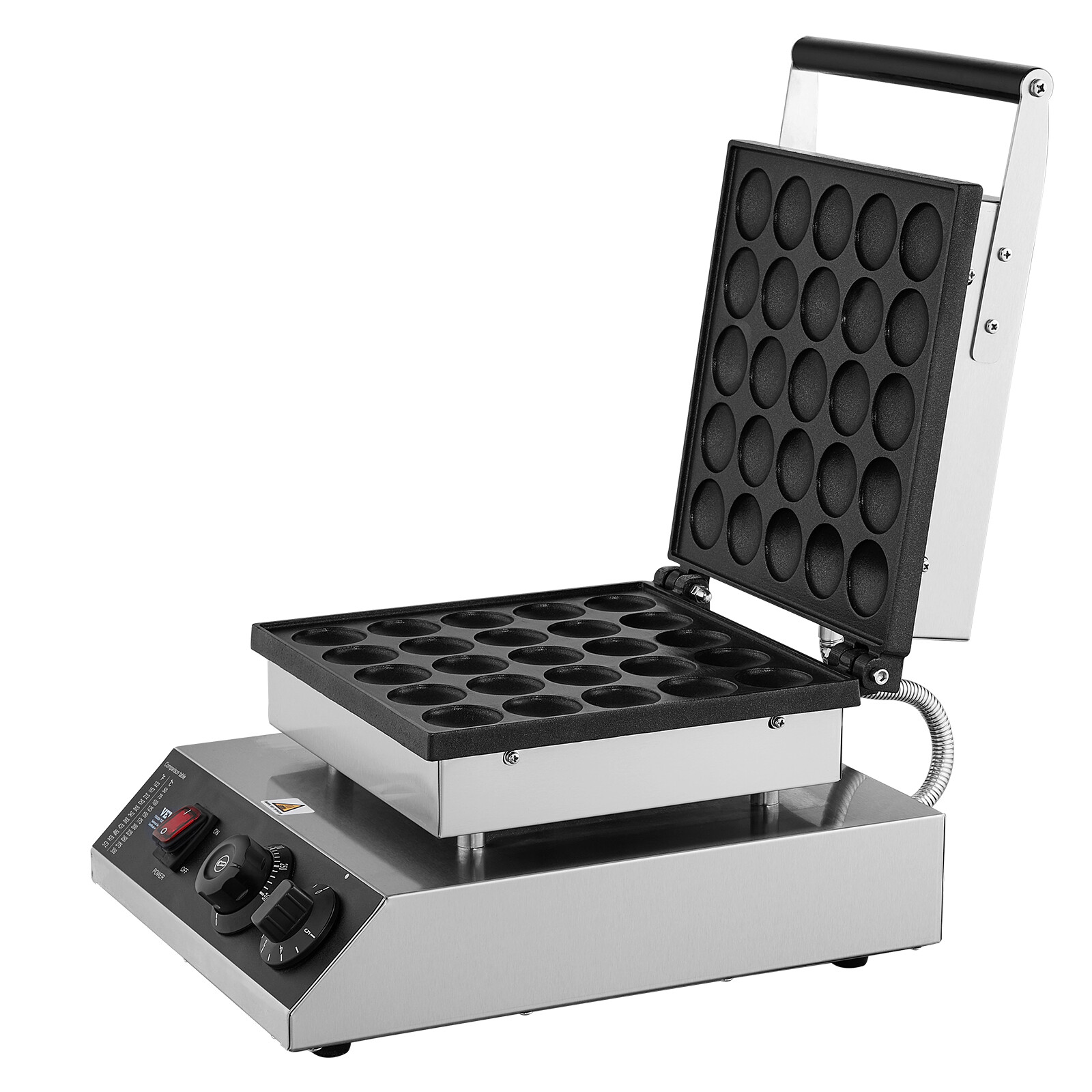 VEVOR 25PCS 43mm Mini Dutch Pancake Maker Commercial Dorayaki Baker 1700W