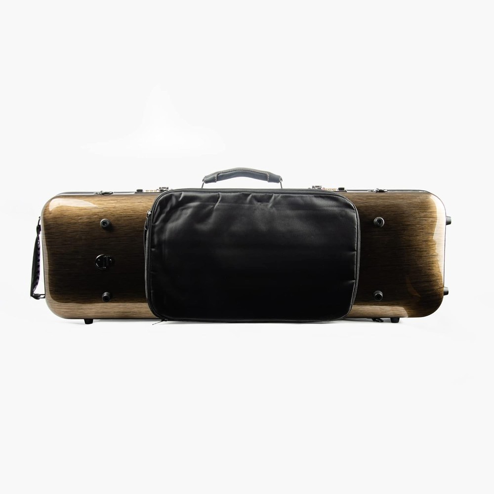 Carrying Essentials: 4/4 Violin Case with Velvet Lining & Ergonomic Design