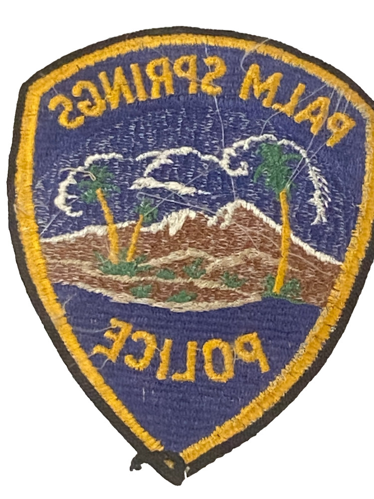 PALM SPRINGS CA Embroidered Police PATCH