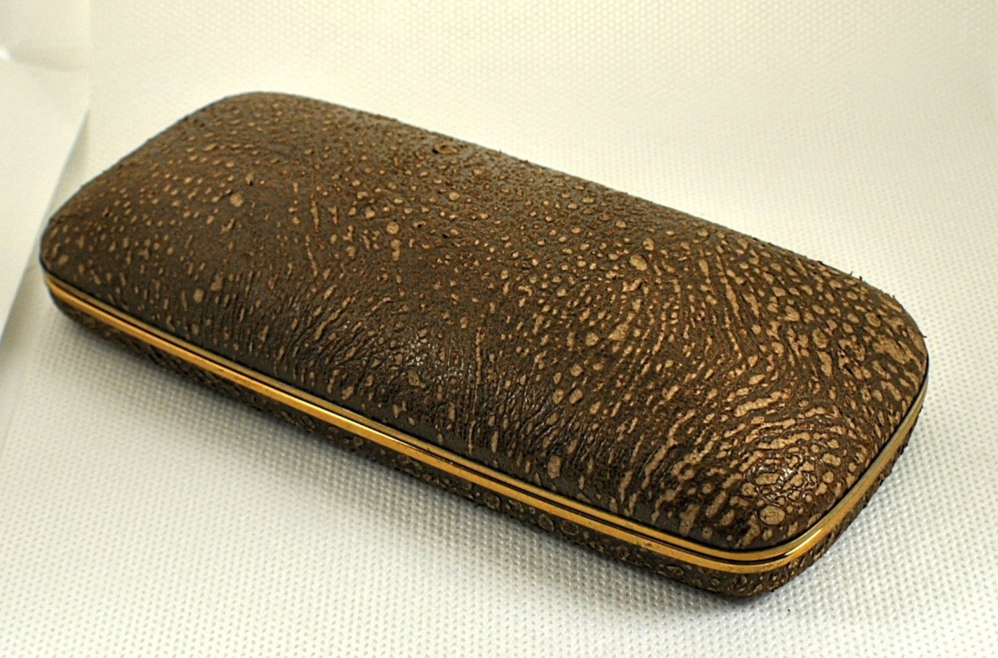 RARE FIRST CREST Gift Box in Excellent Condition, Circa 1940, Faux leather