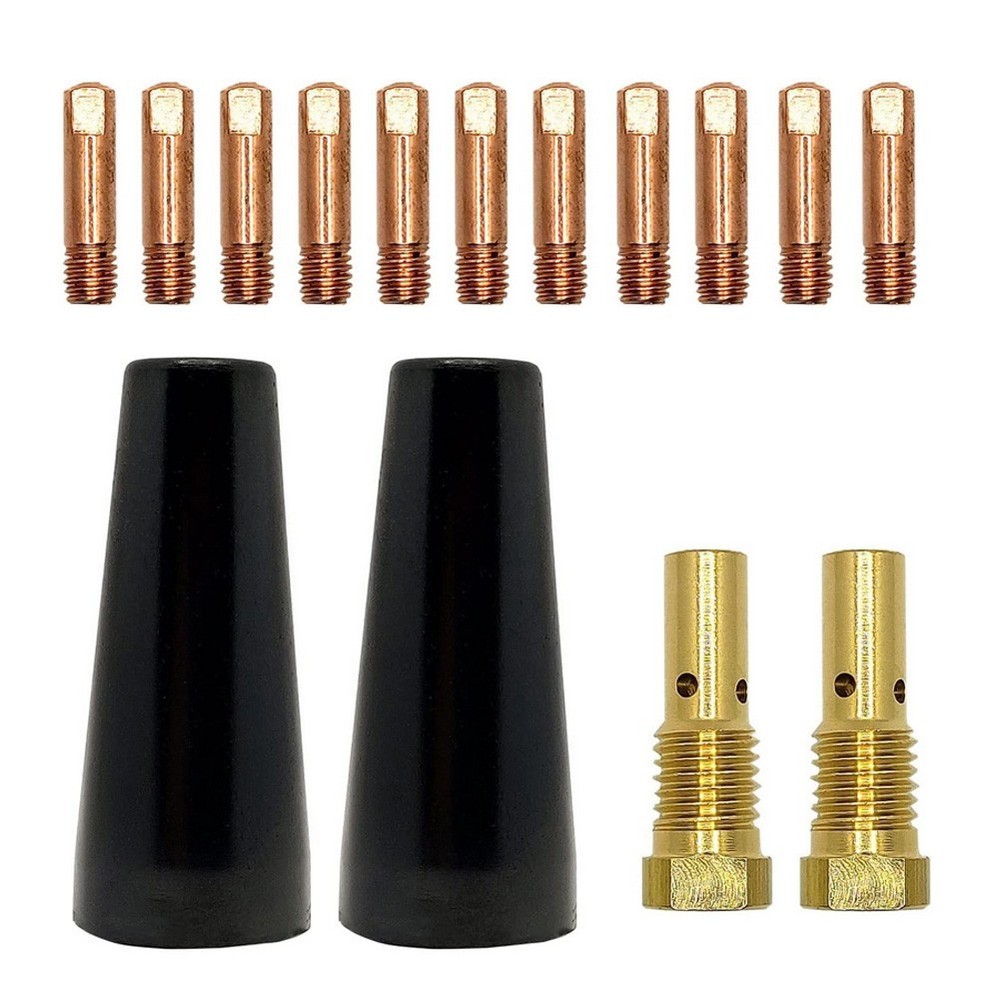 14pcs Welding Tool Accessories Kit Copper Electrode for Argon Welding Torch Set