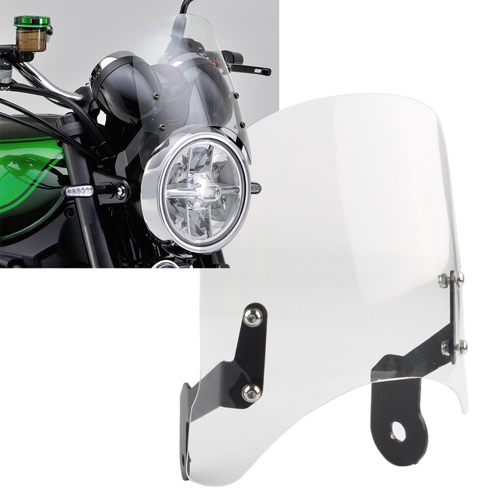 Windshield Windscreen Wind Shield Protector for KAWASAKI Z900RS 2017-2025 Clear