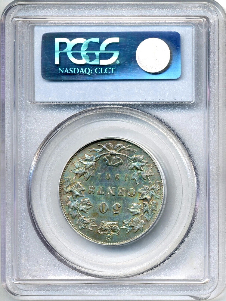 1901 Canada 50 Cent - Choice Uncirculated, PCGS MS63