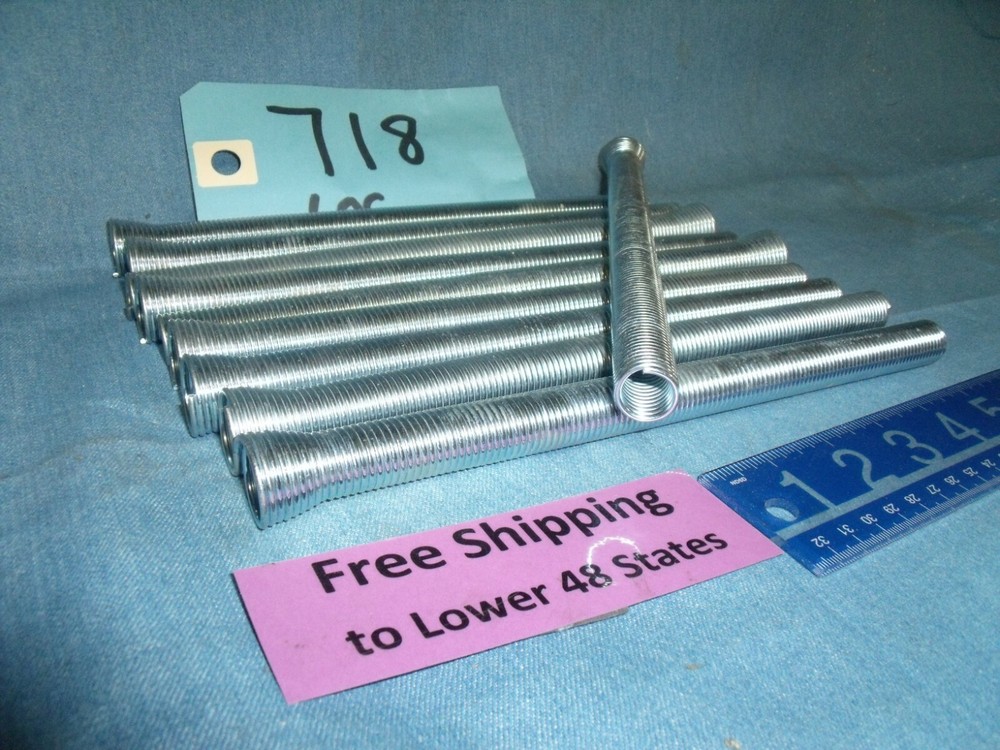 10 Pcs. 1/2 ID x 10" Long Flaring Tool Small Pipe Spring Bending Kit FREE SHIP