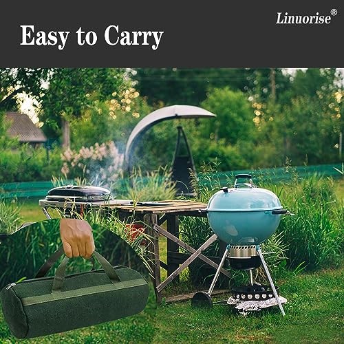 Grill Accessory Storage Bag, Tools Storage for Outdoor Grilling, Extra Thick