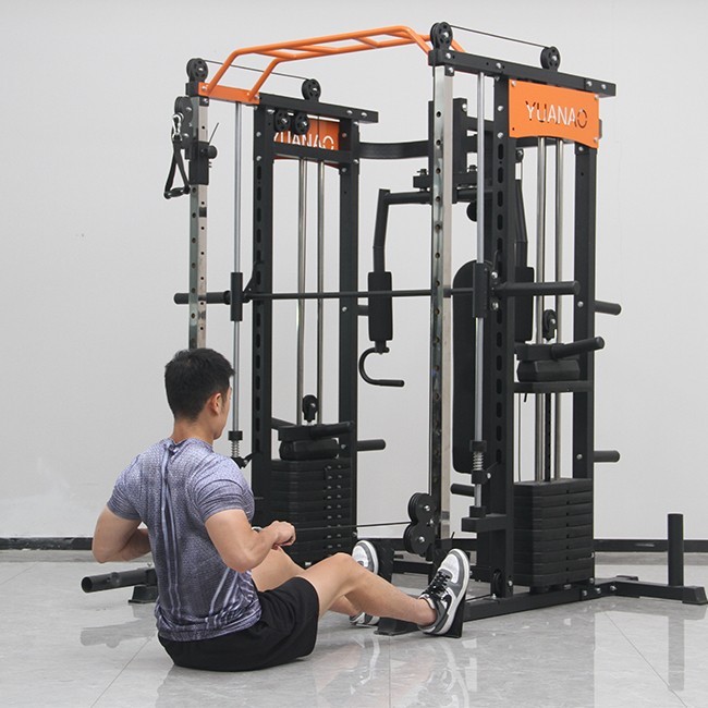 Multi function smith machine cable pully machine