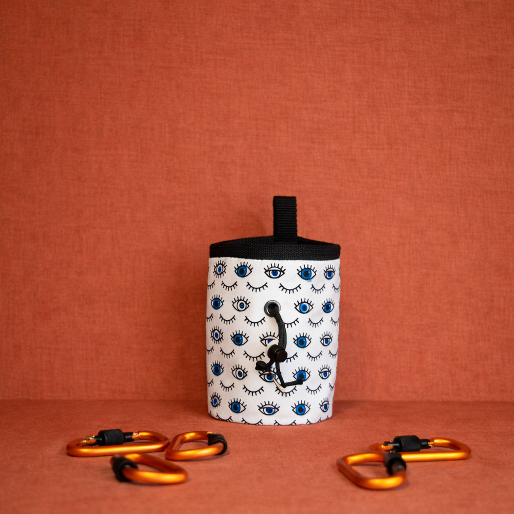 Evil Eye Chalk Bag — Watch Your Grip
