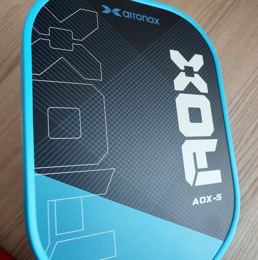 Pickleball Paddle Set ARRONAX Carbon Processed Friction Surface Blue Red