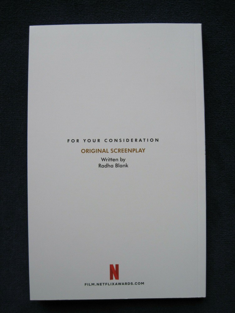 THE FORTY-YEAR-OLD VERSION - OSCAR CONSIDERATION SCRIPT - PB, 1st Edition