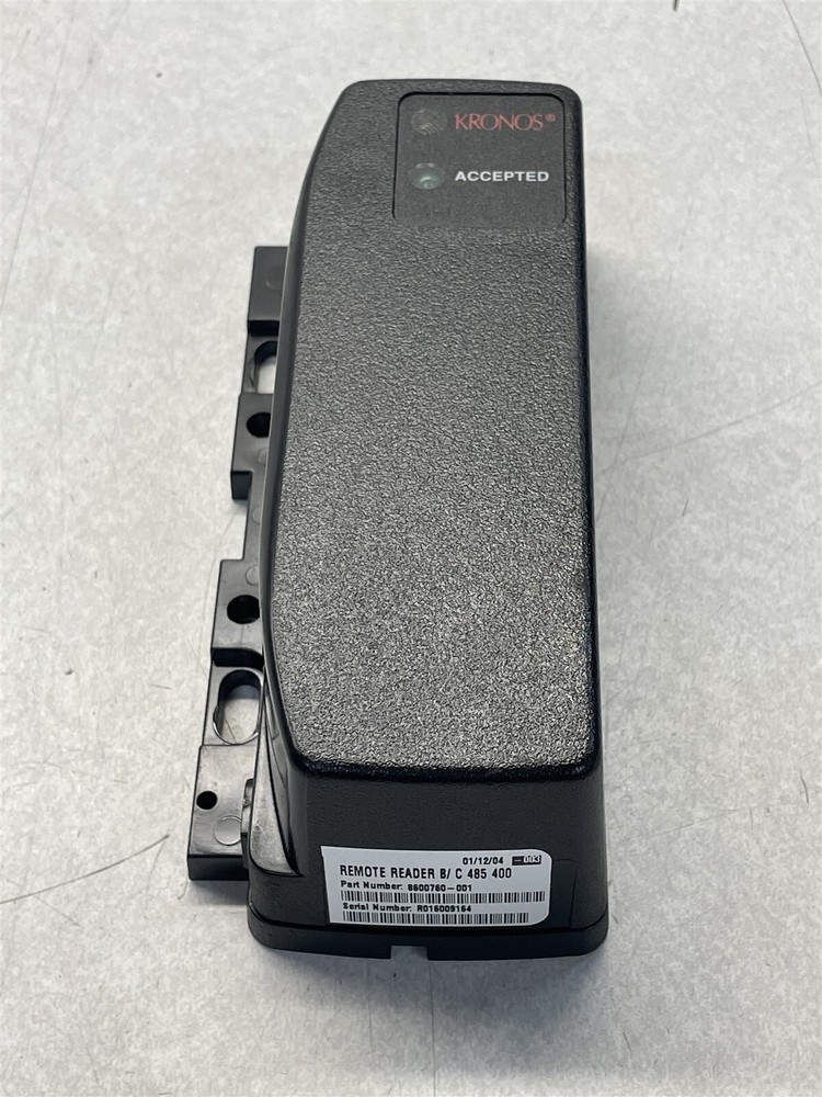 KRONOS 8600760-001 REMOTE READER NO BARCODE READER OR BRACKET