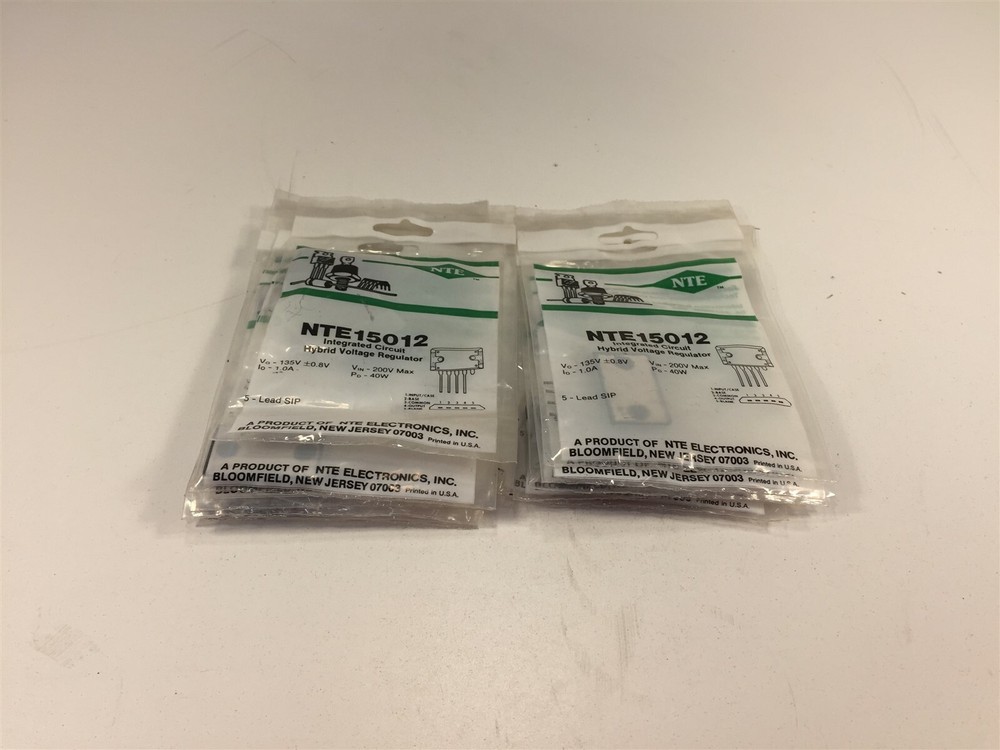 (1) NTE NTE15012 Integrated Circuit TV Fixed Voltage Regulator