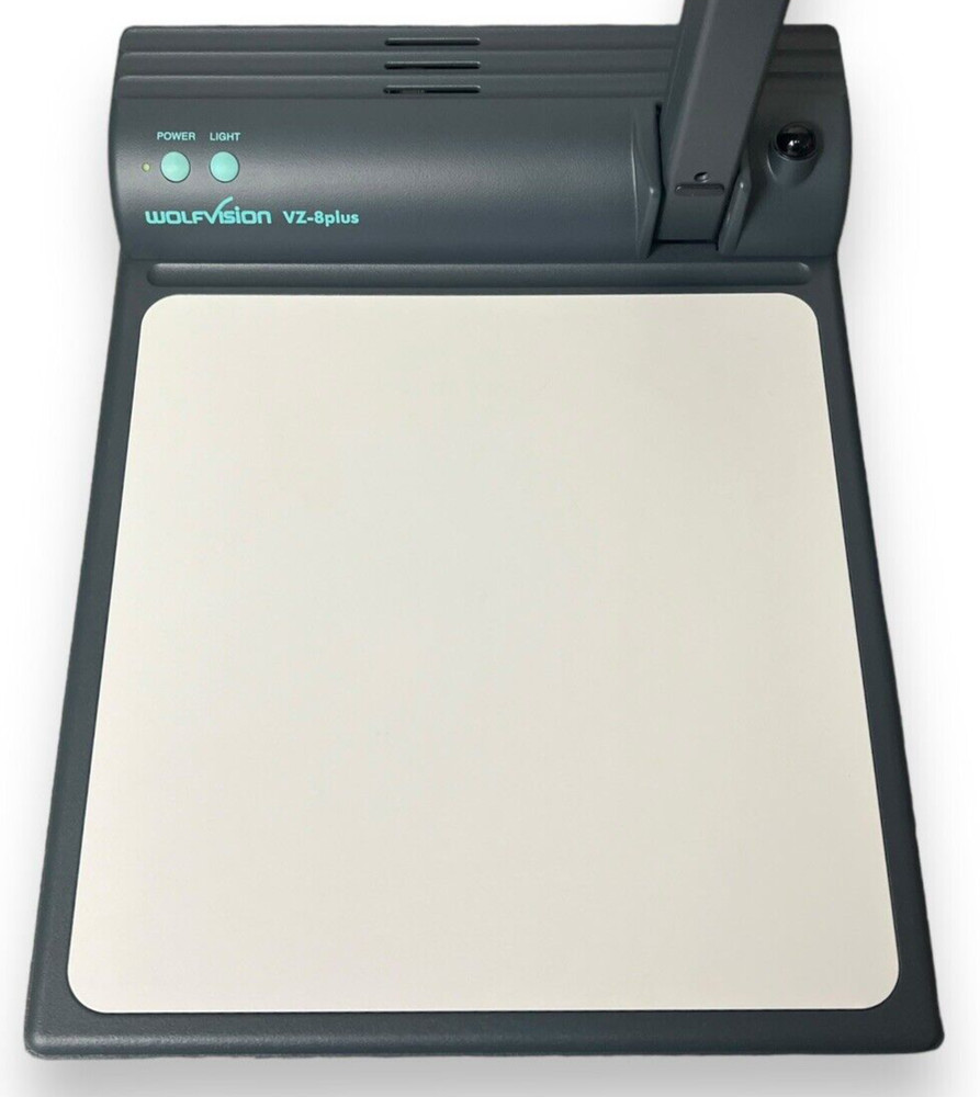 WolfVision VZ-8plus4 Document Visualizer - TESTED w/ CASE + ALL ACCESSORIES!!