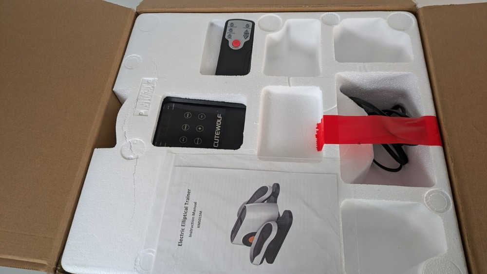 Cutewolf Under Desk Electric Elliptical Machine With Remote & LCD KMS015M