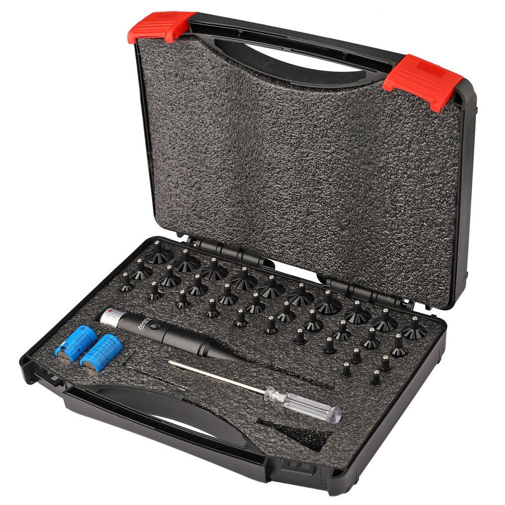 Multiple Caliber Red Laser Bore Sight Kit Upgraded Professional Bore Sighter