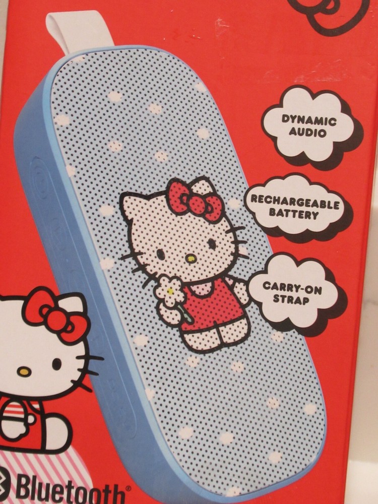 Hello Kitty Bluetooth Portable Speaker Blue